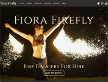 Tablet Screenshot of fiorafirefly.com